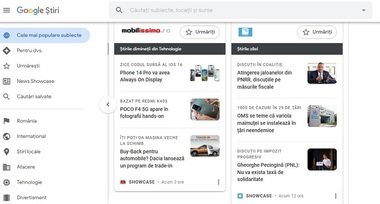Google lansează în România Google News Showcase, un nou program dedicat industriei media. News.ro, Profit.ro, StirileProTV.ro, între publicaţiile partenere