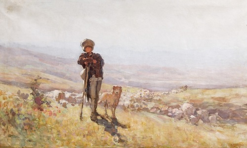 Lucrarea "Pe Bucegi", de Nicolae Grigorescu, a fost vândută în Licitaţia de Vară cu 196.000 de euro