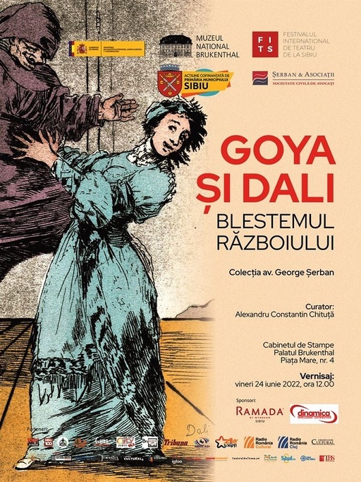 Gravuri realizate de artistul spaniol Francisco Goya, expuse în premieră la Sibiu alături de lucrări ale lui Dali