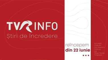 TVR INFO, canalul de ştiri al Televiziunii Române, emite din 22 iunie