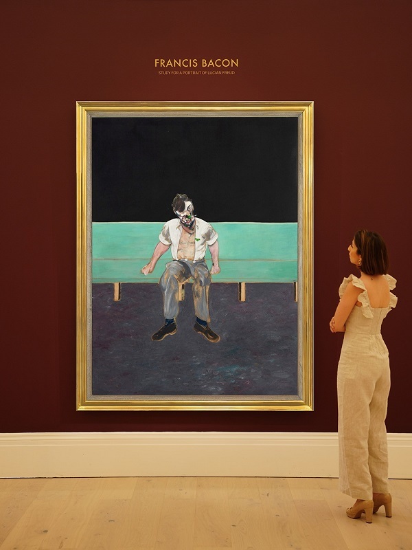 Un portret al lui Lucian Freud pictat de Francis Bacon, vândut cu peste 43 de milioane de lire sterline 