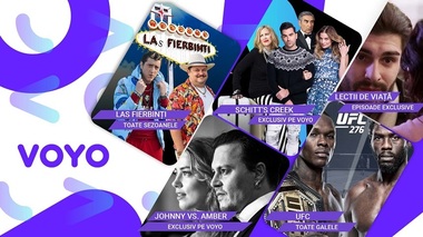 Documentarul "Johnny Depp vs. Amber Heard - De la dragoste la ură", serialul "Schitt’s Creek" şi "Survivor USA", din iulie, pe Voyo