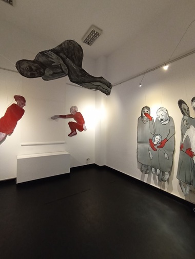 Expoziţia "humans" a artistei Anca Boeriu, la Galeria Creart din Piaţa Lahovari - FOTO