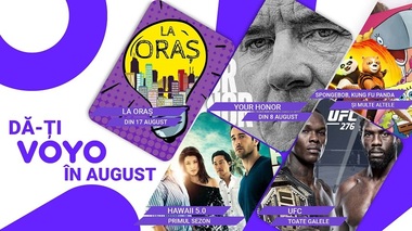 Seriale noi, filme, sport şi cele mai de succes animaţii, în august pe VOYO