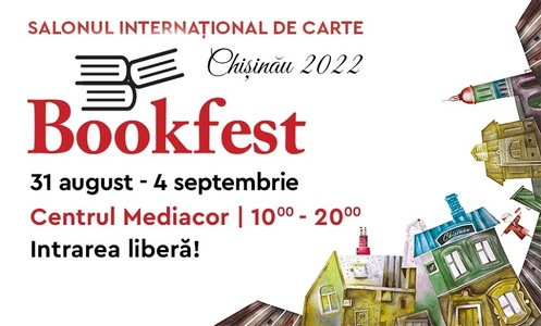 Bookfest Chişinău 2022 - Apariţii editoriale recente şi evenimente culturale organizate de ICR în perioada 31 august - 4 septembrie