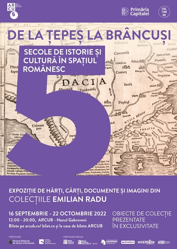 Mai mult de 350 de hărţi, cărţi, manuscrise rare despre istoria românilor, prezentate în premieră la ARCUB
