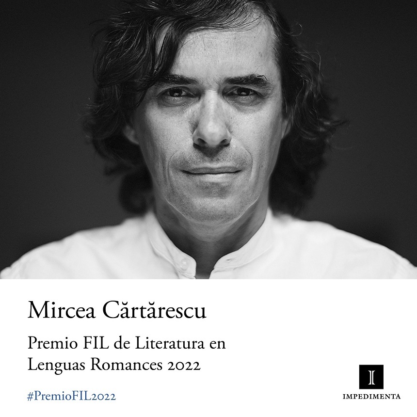 Scriitorul Mircea Cărtărescu a fost desemnat câştigătorul Premiului FIL la Târgul de Carte de la Guadalajara