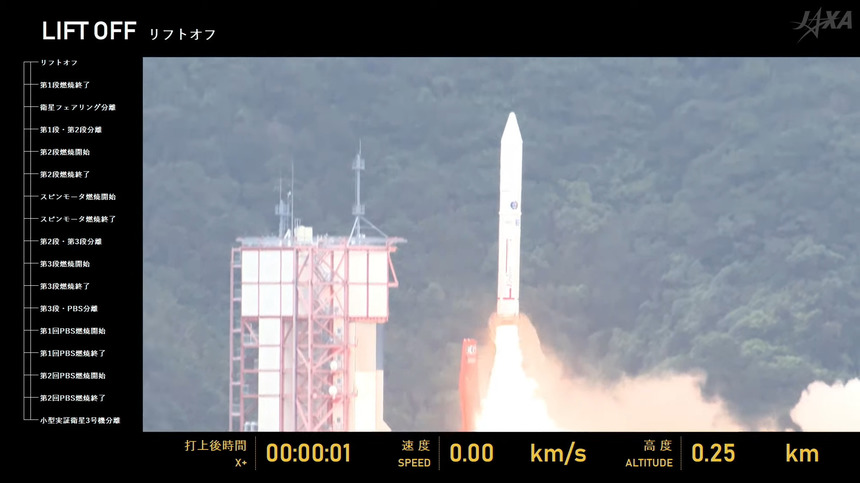 Racheta japoneză Epsilon a eşuat după lansare  