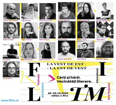 Festivalul Internaţional de Literatură de la Timişoara, între 26 şi 29 octombrie. Scriitoarea ucraineană Oksana Zabuşko, Oleg Serebrian, Radu Paraschivescu, Cristian Tudor Popescu, între invitaţi