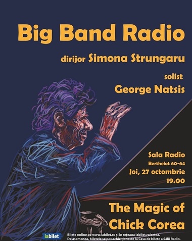 Noua stagiune de jazz a Big Band-ului Radio debutează cu un concert-omagiu Chick Corea, la Sala Radio