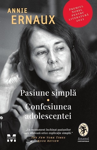 Primul volum semnat de Annie Ernaux, laureata Nobelului literar din acest an, disponibil în limba română