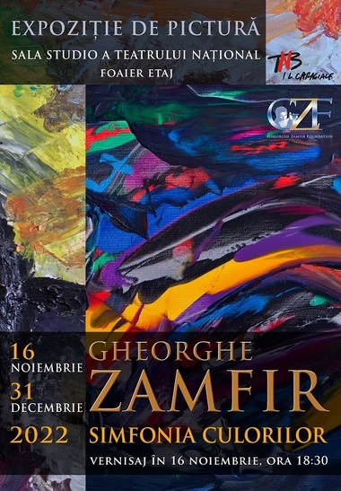 Maestrul naiului Gheorghe Zamfir, în ipostază de pictor, expune la Teatrul Naţional Bucureşti