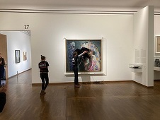 Militanţi ecologişti au vandalizat un tablou al lui Gustav Klimt la Viena - VIDEO