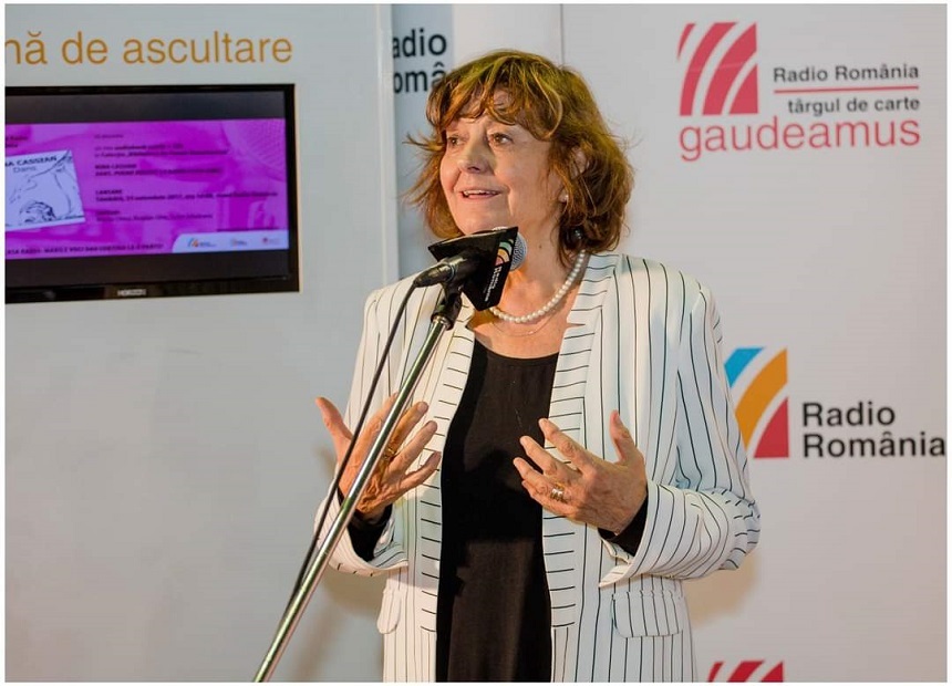 Ana Blandiana este preşedintele de onoare al Târgului Gaudeamus Radio România