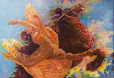 Artistul Ion Nedelcu expune picturi la Opera Naţională Bucureşti