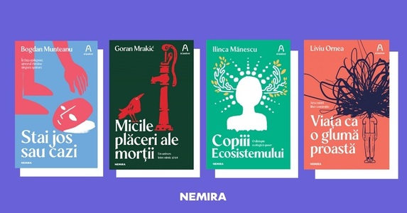 Patru romane de debut publicate la editura Nemira, în preselecţie la Festival du Premier Roman de Chambéry 2023