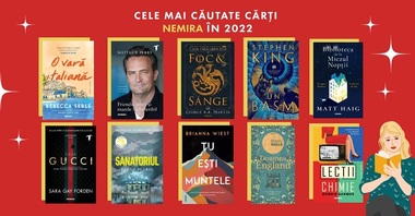 Volume de Rebecca Serle, George R.R. Martin, Stephen King, Matthew Perry, în top 10 cele mai căutate cărţi Nemira în 2022 