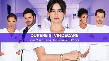 Telenovela „Durere şi vindecare”, ce recreează universul spitalelor publice din America Latină, la Diva din 2 ianuarie