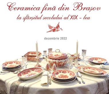 Noi piese de ceramică fină de secol XIX, în expoziţia permanentă a Muzeului Civilizaţiei Urbane a Braşovului