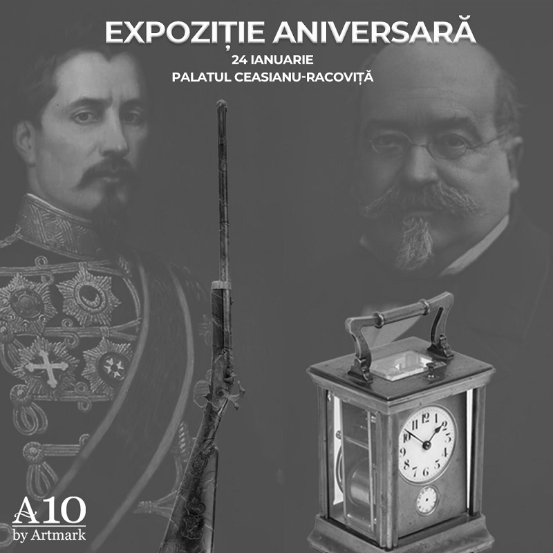 Puşca de vânătoare a lui Alexandru Ioan Cuza şi ceasul de trăsură a lui Mihail Kogălniceanu, expuse doar o zi la Palatul Cesianu-Racoviţă