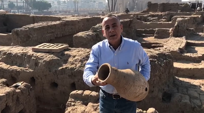 Egipt - Un "oraş roman complet" descoperit în apropiere de Luxor - FOTO