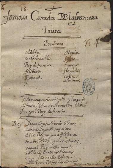 O piesă necunoscută de Lope de Vega din arhivele Bibliotecii Naţionale a Spaniei, descoperită cu ajutorul inteligenţei artificiale