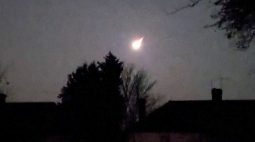 Un mic asteroid a intrat în atmosfera Pământului şi a fost văzut deasupra Canalului Mânecii - VIDEO