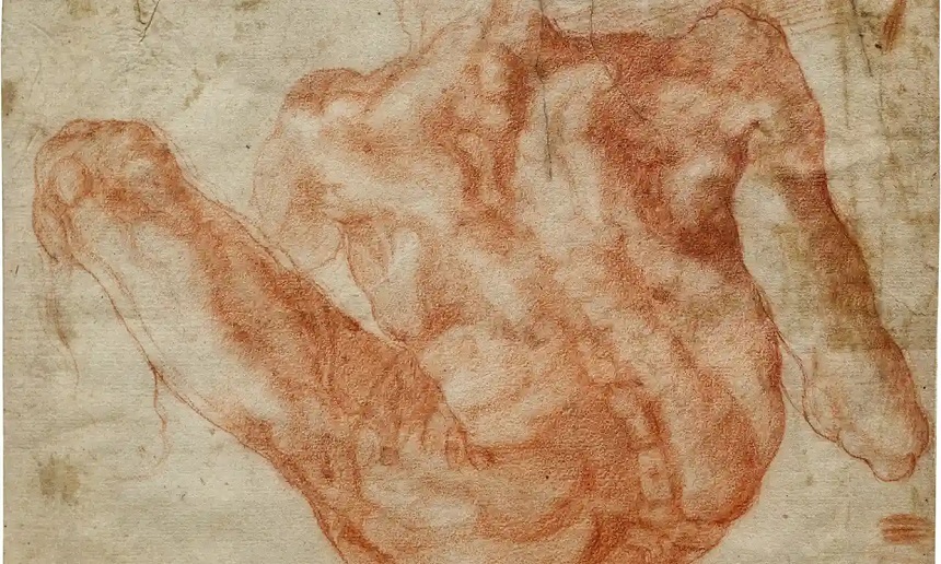 Un misterios desen s-a dovedit a fi o schiţă pregătitoare a lui Michelangelo pentru fresca Capelei Sixtine