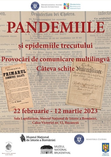 Primul ghid de protecţie în faţa ciumei tipărit pe teritoriul României în 1530, prezentat în expoziţie la Muzeul Naţional de Istorie a României
