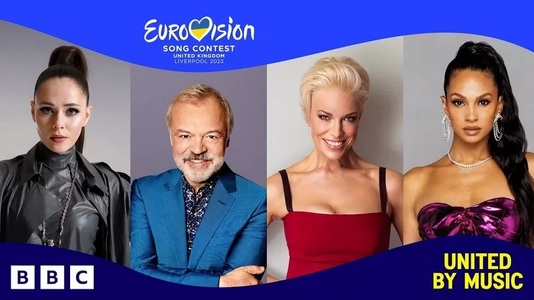 Eurovision 2023 -  Hannah Waddingham, Alesha Dixon, Julia Sanina şi Graham Norton vor fi prezentatorii concursului muzical
