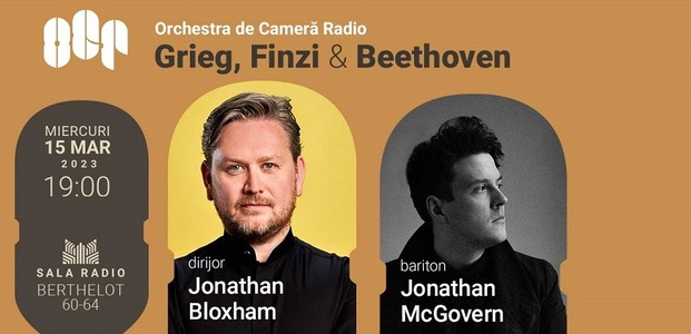 Artiştii britanici Jonathan Bloxham (dirijor) şi Jonathan McGovern (bariton), invitaţi speciali la Sala Radio