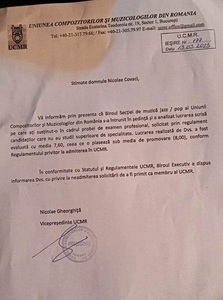 Nicu Covaci nu a fost admis în Uniunea Compozitorilor şi Muzicologilor din România. Ministrul Culturii: „Cred că undeva, ceva e profund greşit cu acest UCMR”/ Ce spun artiştii