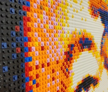 Artistul şi activistul Ai Weiwei a recreat monumentalul triptic „Nuferi” al lui Monet din 650.000 de cărămizi Lego