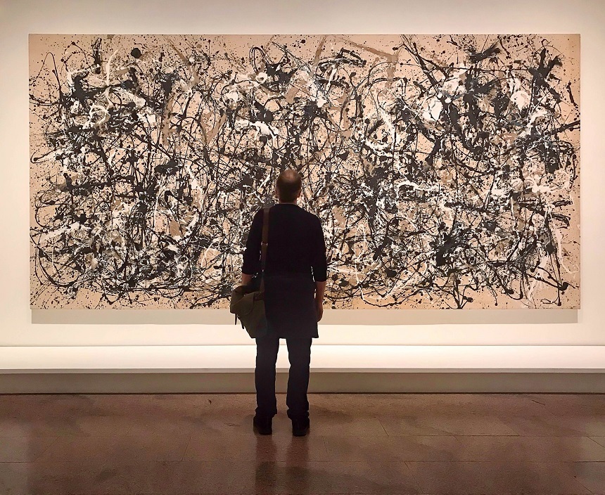 Un tablou necunoscut până acum al artistului american Jackson Pollock a fost descoperit în Bulgaria