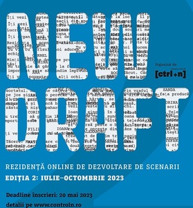Autorii de scenarii de film din România se pot înscrie în programul New Draft până la 20 mai