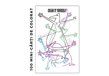 Colecţie de mini-cărţi de colorat a artistului Olimpiu Bandalac, la Art Machine 