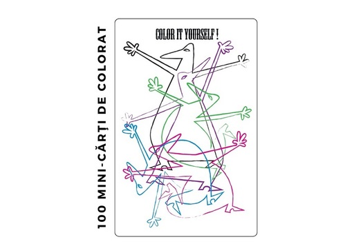 Colecţie de mini-cărţi de colorat a artistului Olimpiu Bandalac, la Art Machine 