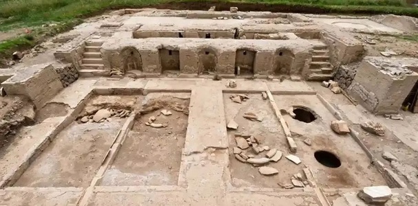 Cramă romană somptuoasă, descoperită la ruinele Vilei Quintilii, lângă Roma
