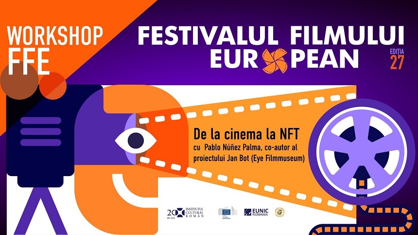 Festivalul Filmului European - Workshop „De la cinema la NFT” cu Pablo Núñez Palma, co-autor al proiectului de inteligenţă artificială „Jan Bot”