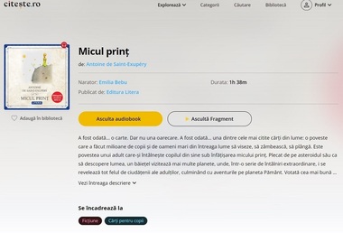 Aplicaţia citeste.ro, bibliotecă digitală cu peste 180.000 de utilizatori, lansată în sistem iOS şi android