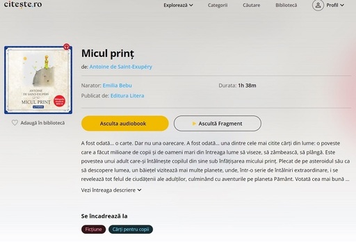 Aplicaţia citeste.ro, bibliotecă digitală cu peste 180.000 de utilizatori, lansată în sistem iOS şi android