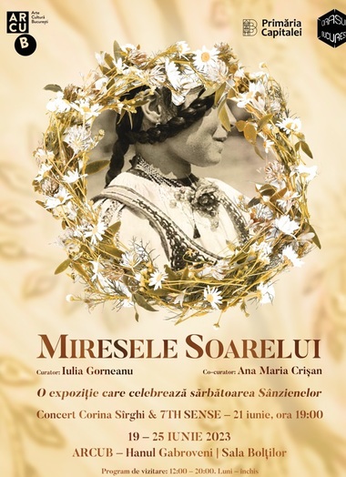 Expoziţia „Miresele soarelui”, la ARCUB - Hanul Gabroveni: Cămăşi tradiţionale de peste 100 de ani, podoabe vechi, proiecţii şi instalaţii florale