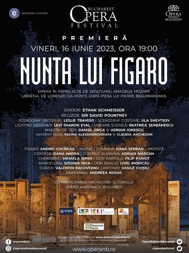 Premiera „Nunta lui Figaro” deschide cea de-a doua ediţie a Bucharest Opera Festival