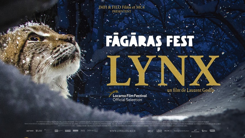Documentarul „Lynx”, despre revenirea râsului în Munţii Jura, proiectat în deschiderea Făgăraş Fest 