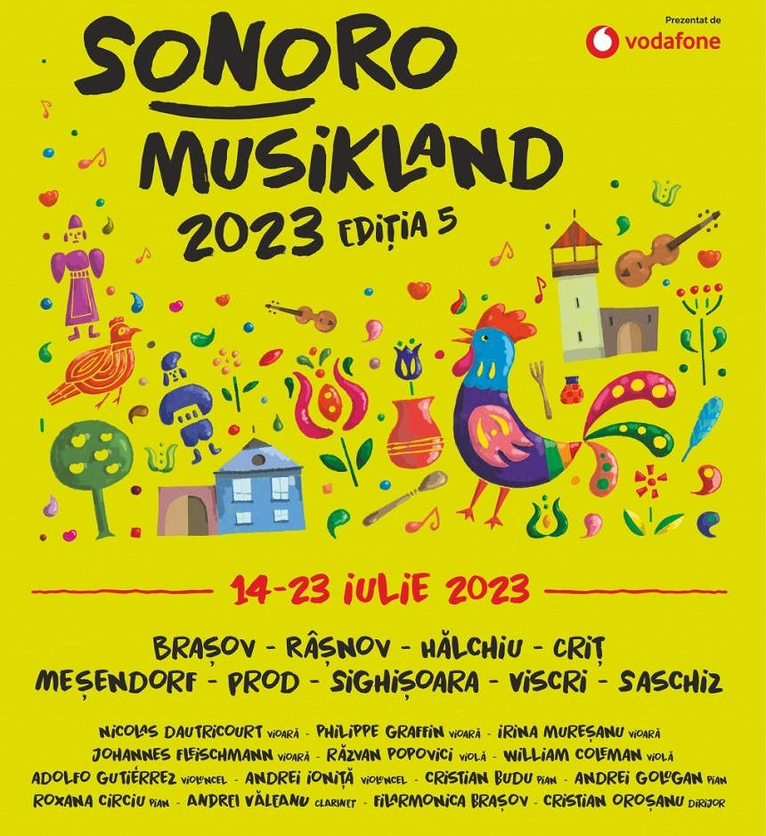 Festivalul SoNoRo Musikland se va desfăşura în perioada 14-23 iulie