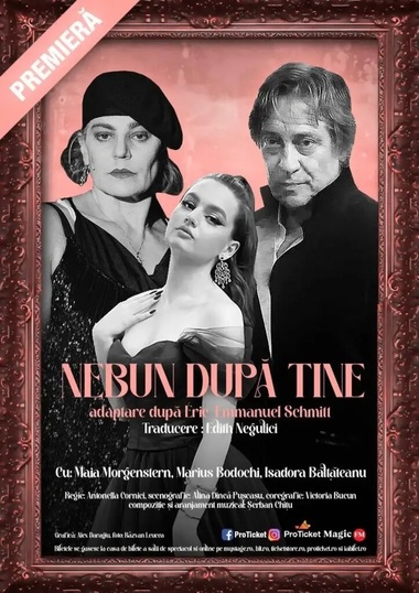 Maia Morgenstern, Marius Bodochi şi Isadora Bălţăteanu joacă din septembrie în spectacolul „Nebun după tine”