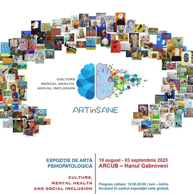 Lucrări de pictură, desen şi gravură, realizate de pacienţi ai unor spitale de psihiatrie din România, în expoziţia „ART IN/SANE. Culture, Mental Heath ans Social Inclusion”, la ARCUB 