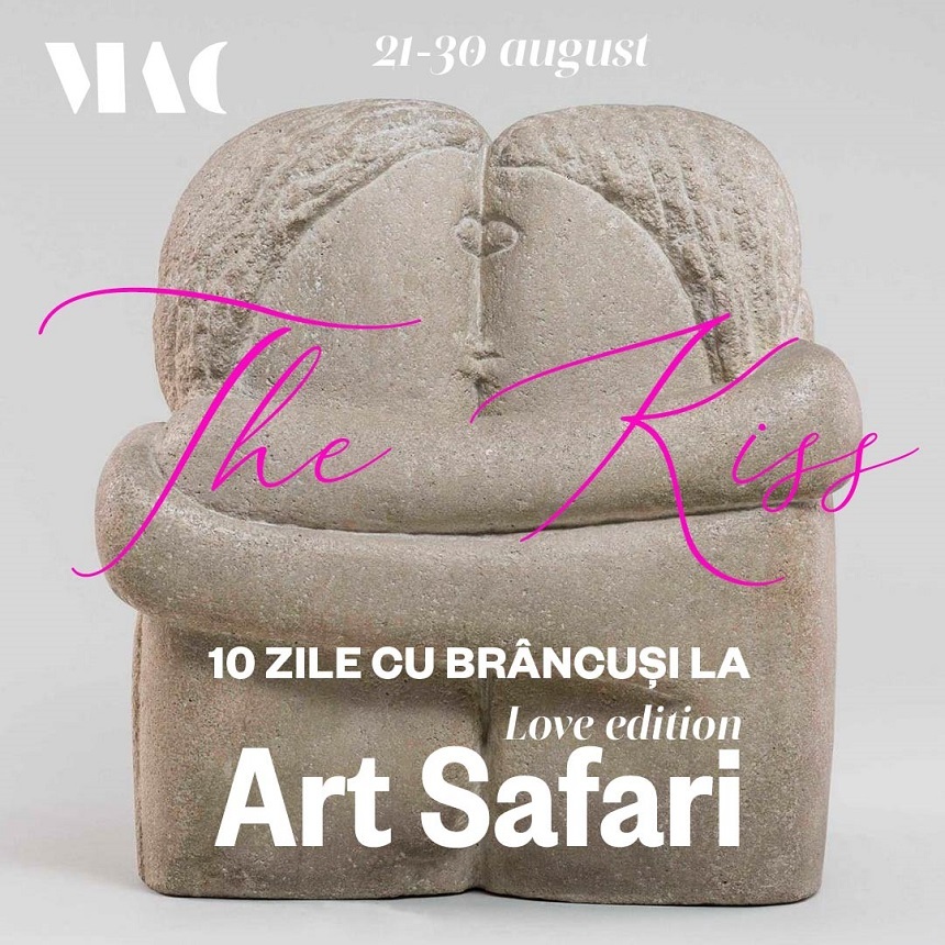 Celebra sculptură „Sărutul” (1907) de Constantin Brâncuşi, prima din ciclul Săruturilor, se vede la Art Safari Love Edition, doar pentru 10 zile. Lucrarea va fi păzită non-stop