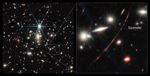 Telescopul James Webb a captat imaginea celei mai îndepărtate stele văzute vreodată