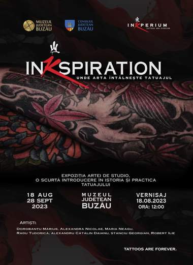 Expoziţie dedicată artei tatuajului, la Muzeul Judetean Buzău